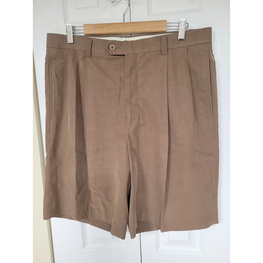 Ben Hogan Mens Pleated Golf Shorts Sz 36‎ Nutmeg Casual & Fashionable
